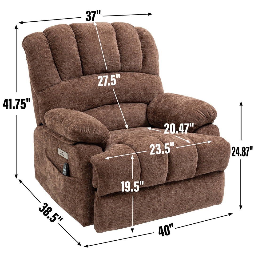 Power Lift Recliner with 8-Points Heat & Massage Function
