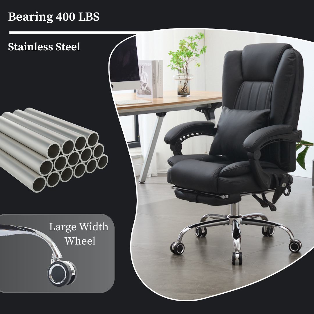 Universal Office Chair with Heat and Massage Functions (No Kneading)