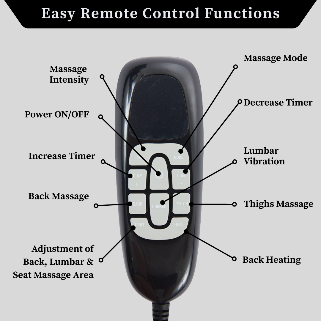 Universal Office Chair with Heat and Massage Functions (No Kneading)