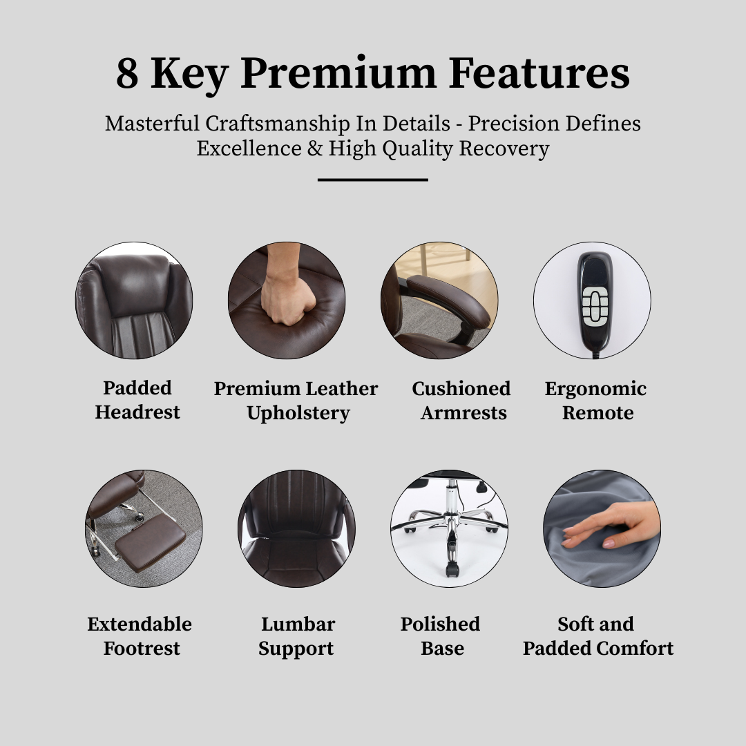 Universal Office Chair with Heat and Massage Functions (No Kneading)