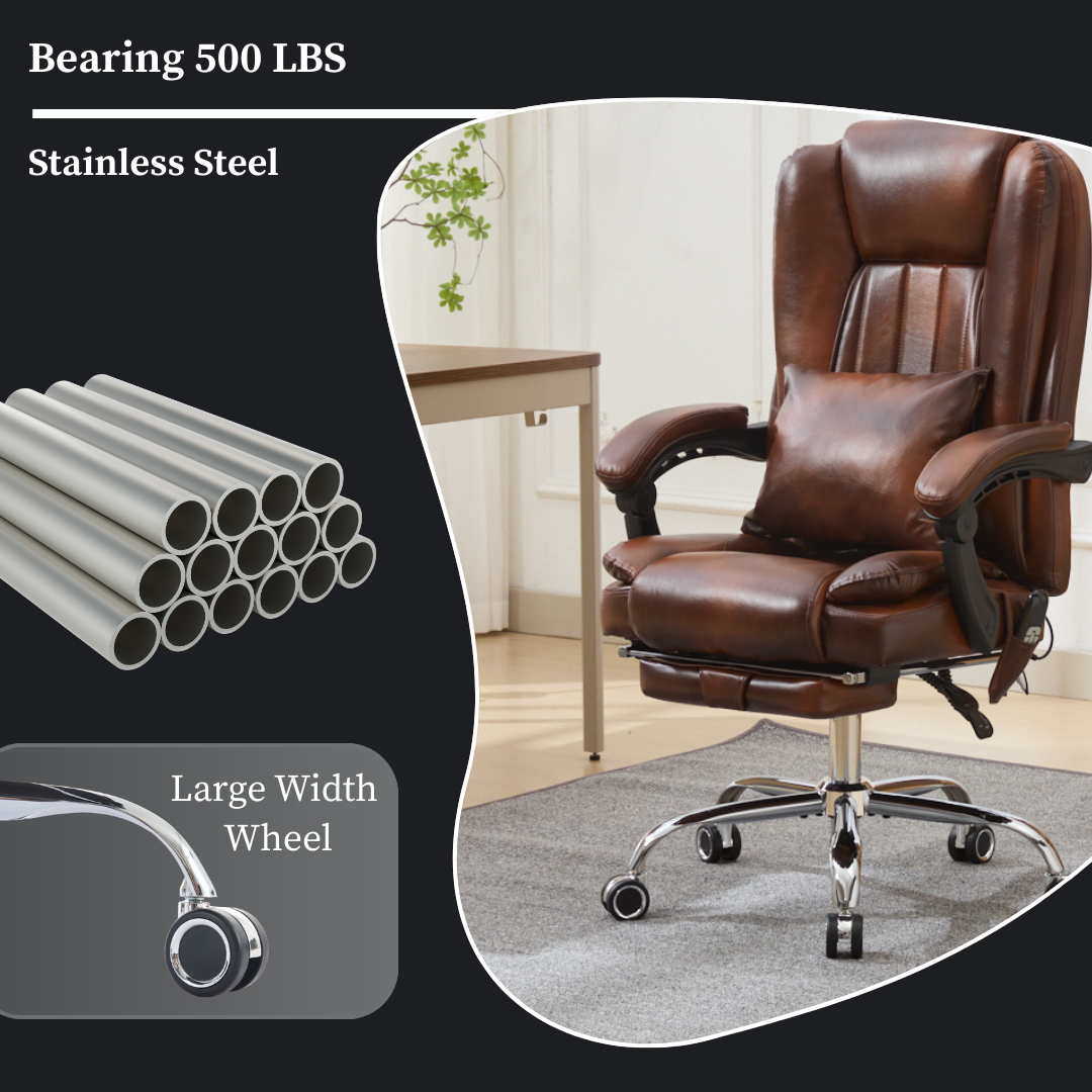 Universal Office Chair with Heat and Massage Functions (No Kneading)