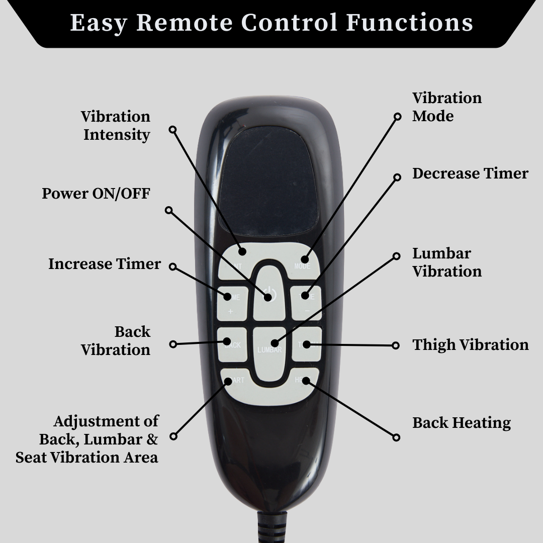 Universal Office Chair with Heat and Massage Functions (No Kneading)