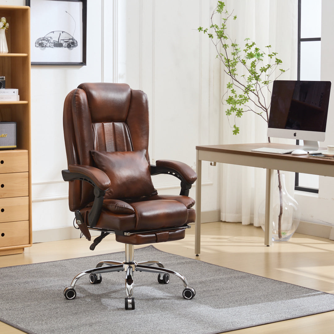 Universal Office Chair with Heat and Massage Functions (No Kneading)