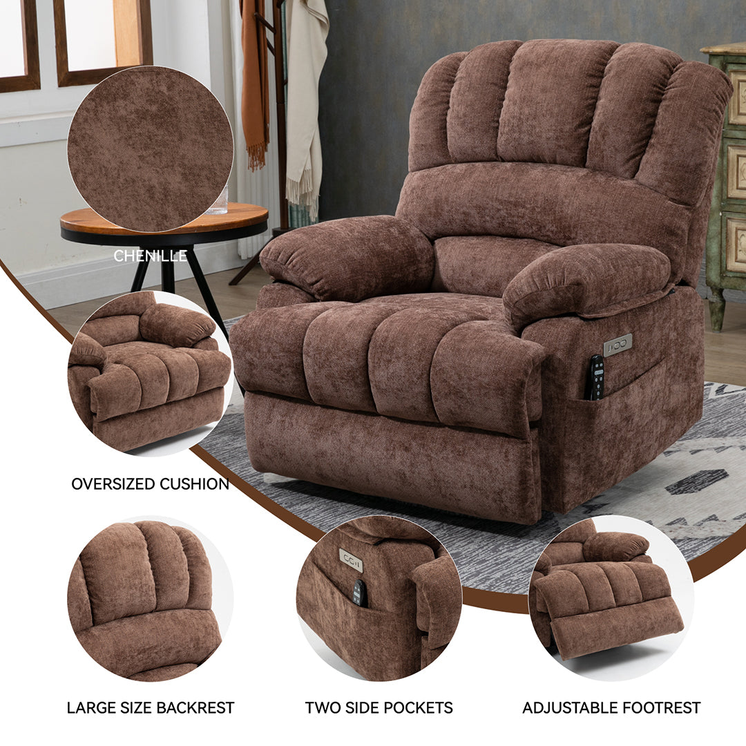 Power Lift Recliner with 8-Points Heat & Massage Function