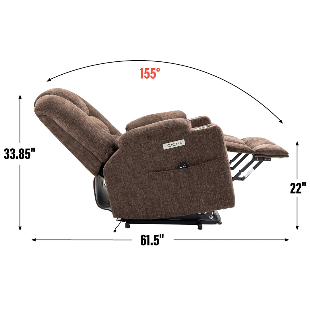 Lift Chair with 8 Points Heat & Massage Function