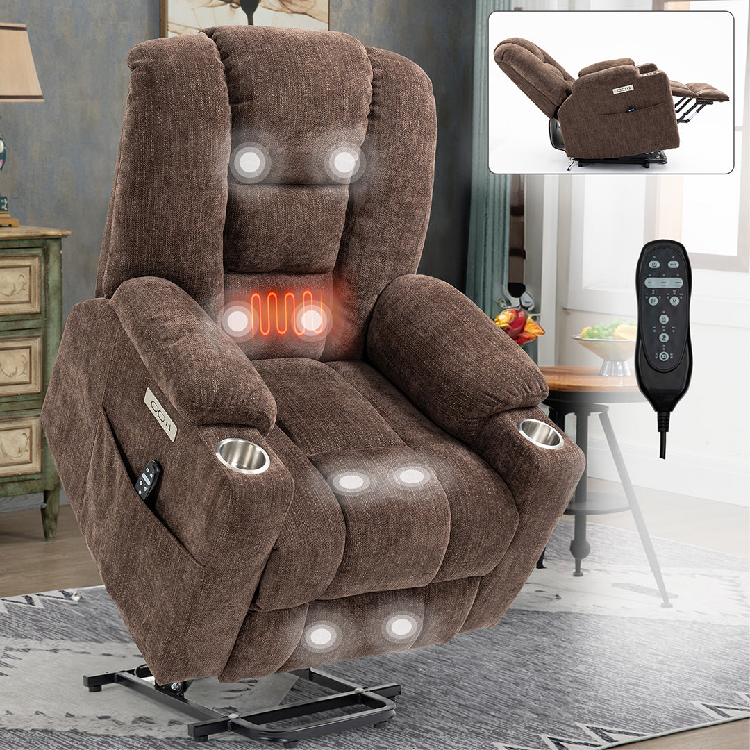 Lift Chair with 8 Points Heat & Massage Function